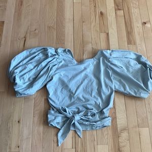 Express Balloon Sleeve Top